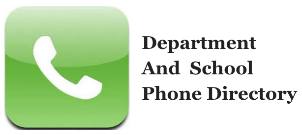 Department & School Phone Numbers